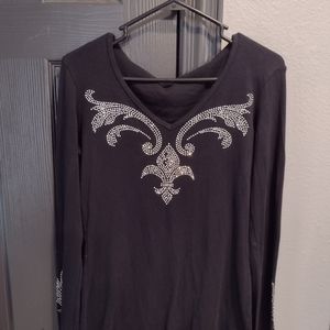 Like New Auangar Jeweled Top